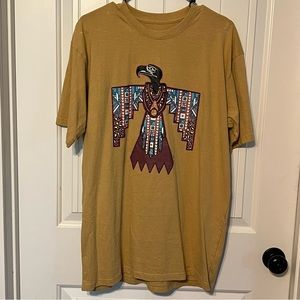 Mustard Thunderbird T Shirt, Large